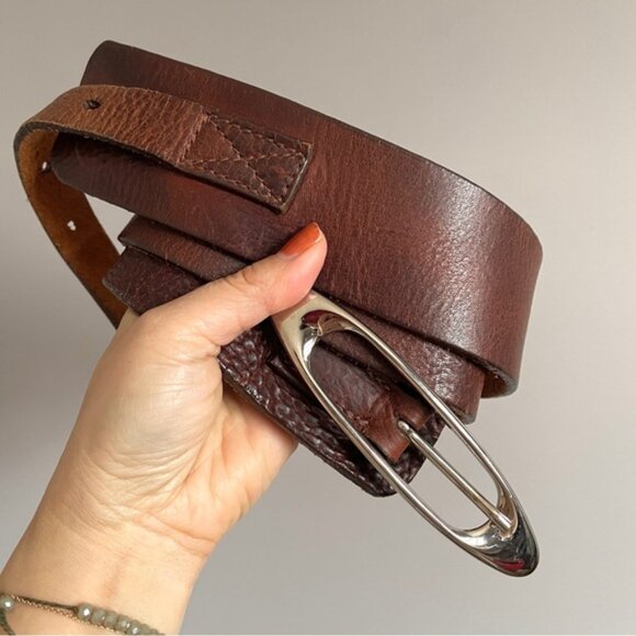Brave Leather Brown Wide Hip Belt - 34 - 38.5" 🇨🇦 - Picture 2 of 6